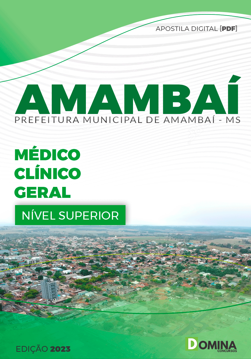 Apostila Concurso Pref Amambai MS 2023 Médico Clínico Geral