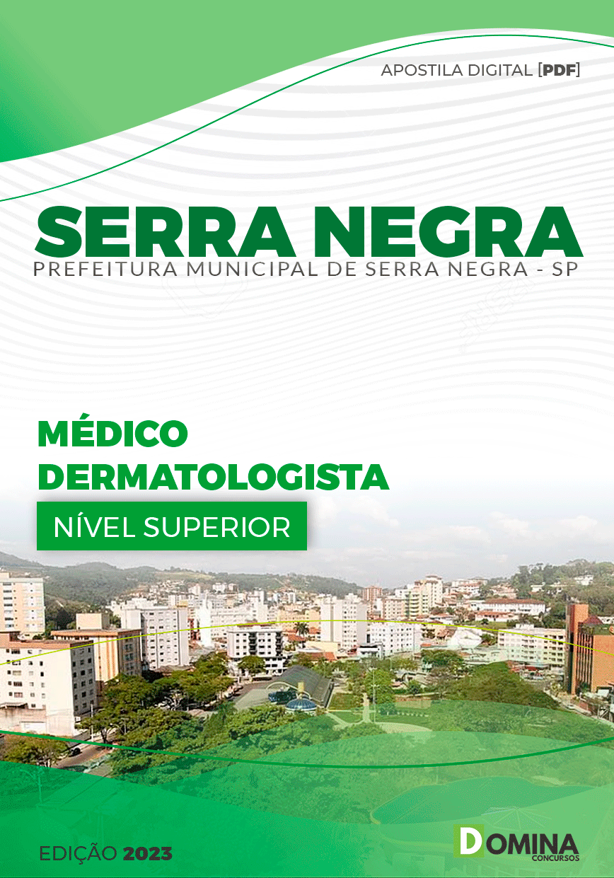 Apostila Pref Serra Negra SP 2023 Médico Dermatologista