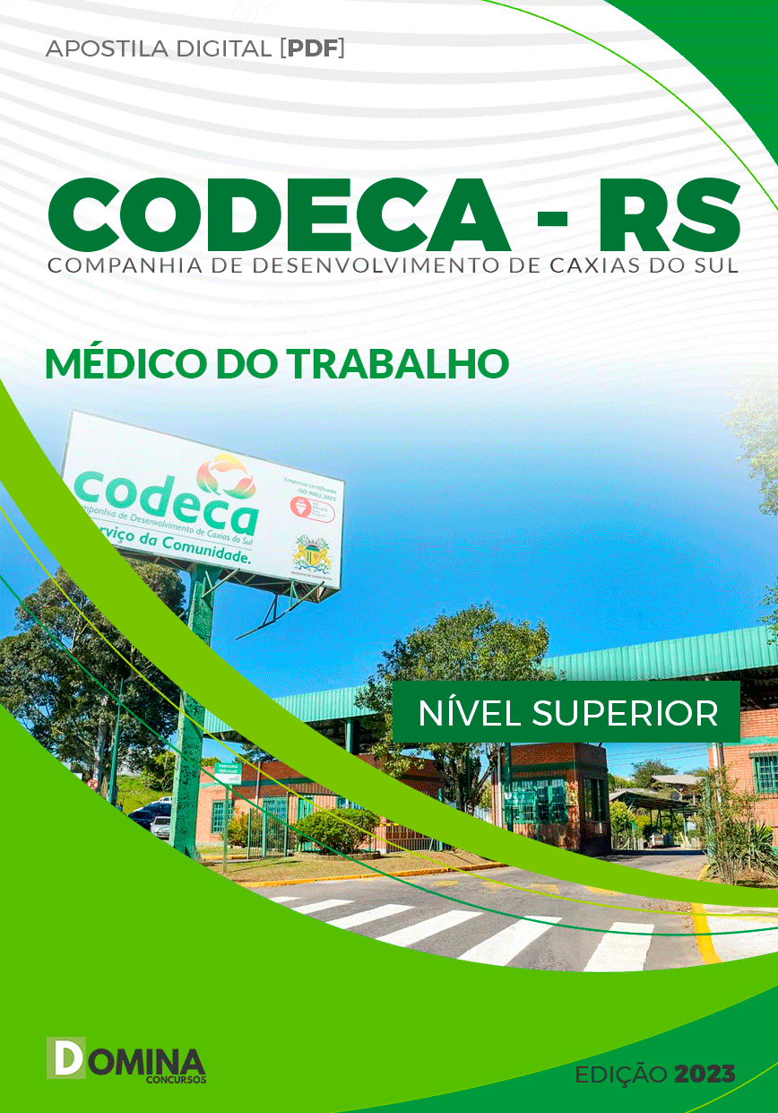 Apostila Concurso CODECA RS 2023 Médico Trabalho