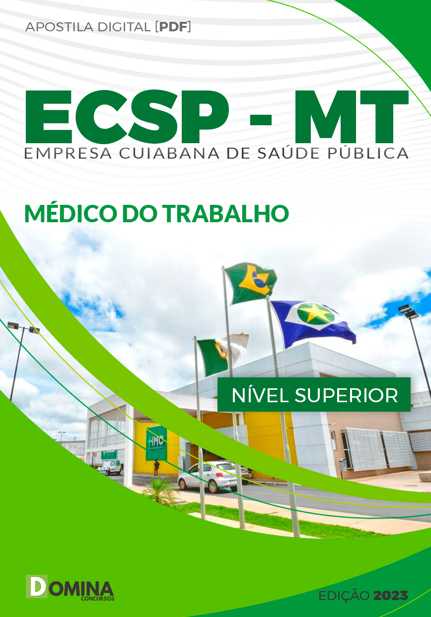 Apostila Concurso ECSP MT 2023 Médico Trabalho