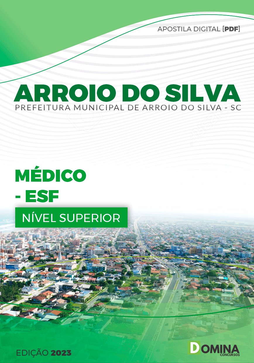 Apostila Pref Arroio do Silva SC 2023 Médico ESF