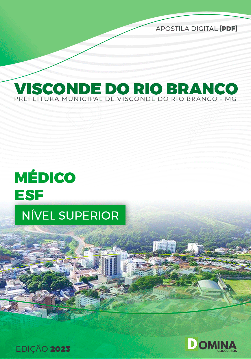 Apostila Pref Visconde do Rio Branco MG 2023 Médico ESF