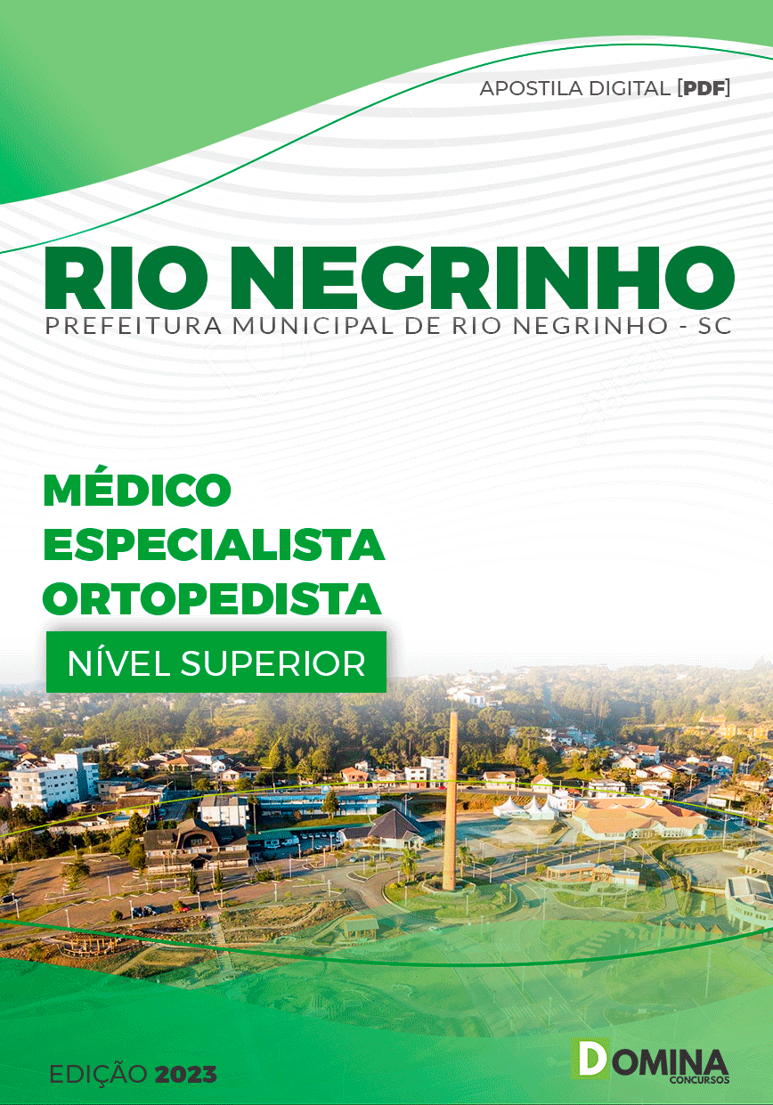 Apostila Pref Rio Negrinho SC 2023 Médico Ortopedista