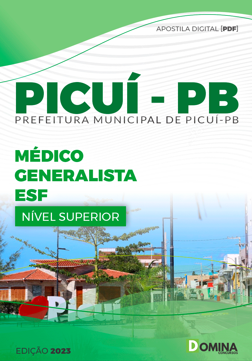 Apostila Pref Picuí PB 2023 Médico Generalista ESF