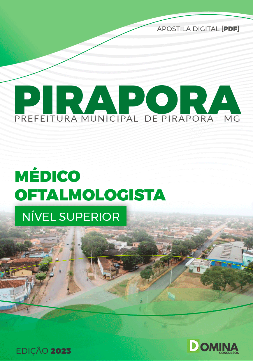 Apostila Pref Pirapora MG 2023 Médico Oftalmologista