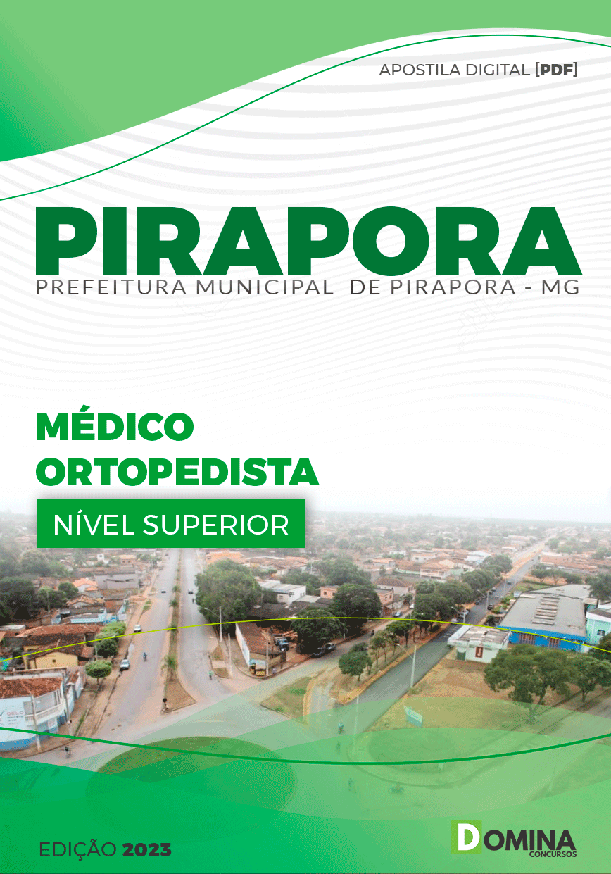 Apostila Pref Pirapora MG 2023 Médico Ortopedista