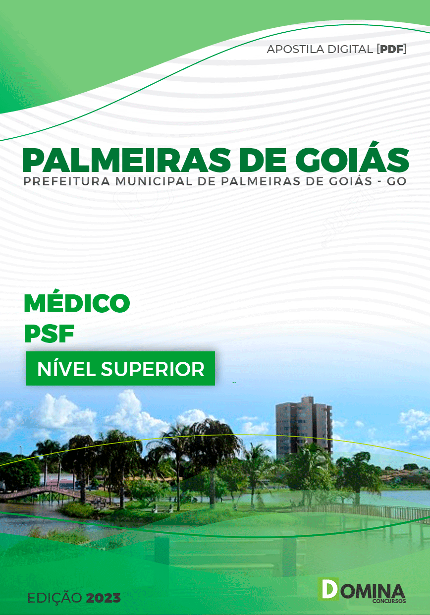 Apostila Pref Palmeiras de Goiás GO 2024 Médico PSF