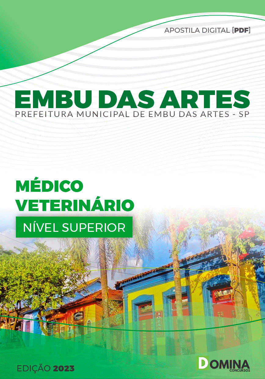 Apostila Pref Embu das Artes SP 2023 Médico Veterinário