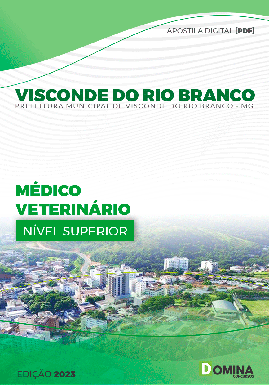 Apostila Pref Visconde do Rio Branco MG 2023 Médico Veterinário