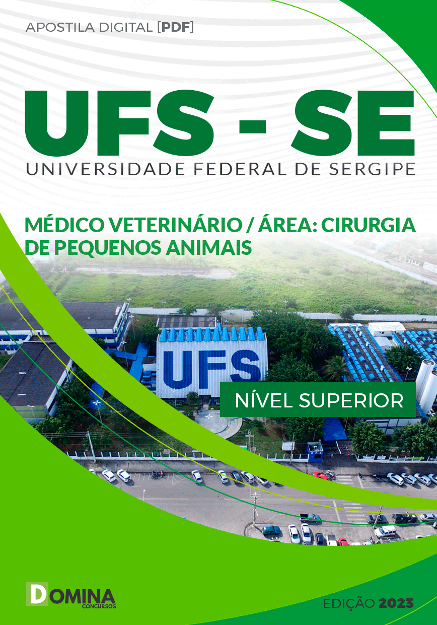 UFS SE 2023 Médico Veterinário Cirurgia de Pequenos Animais