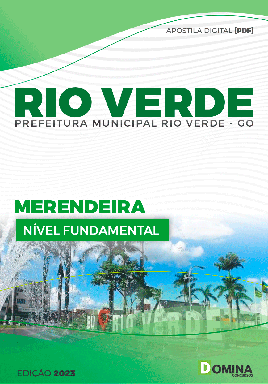 Apostila Concurso Pref Rio Verde GO 2023 Merendeira