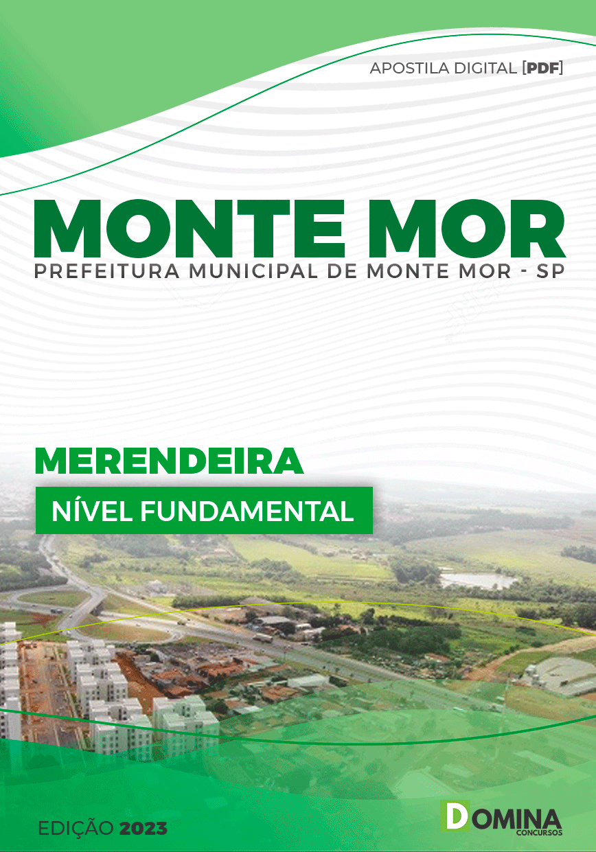 Apostila Pref Monte Mor SP 2023 Merendeira