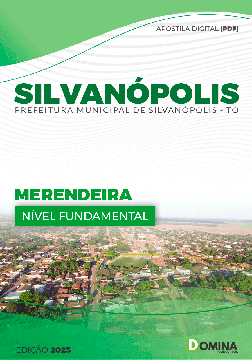Apostila Pref Silvanópolis TO 2023 Merendeira