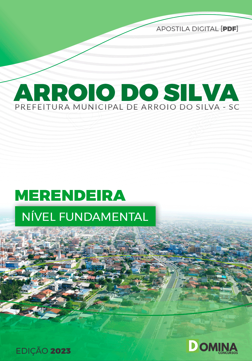 Apostila Pref Arroio do Silva SC 2023 Merendeira