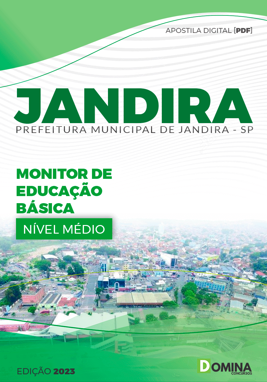 Apostila Concurso Pref Jandira SP 2023 Monitor Educação Básica