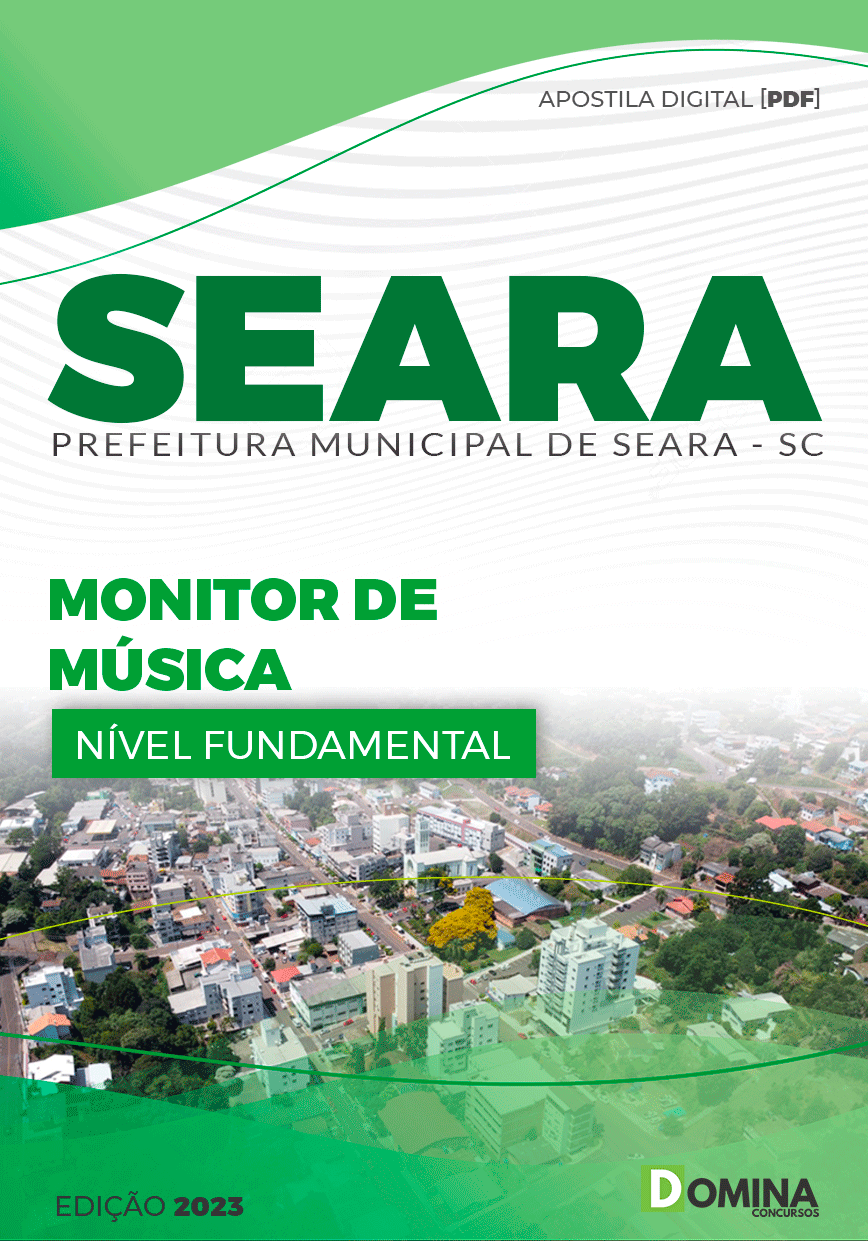 Apostila Concurso Pref Seara SC 2023 Monitor Música