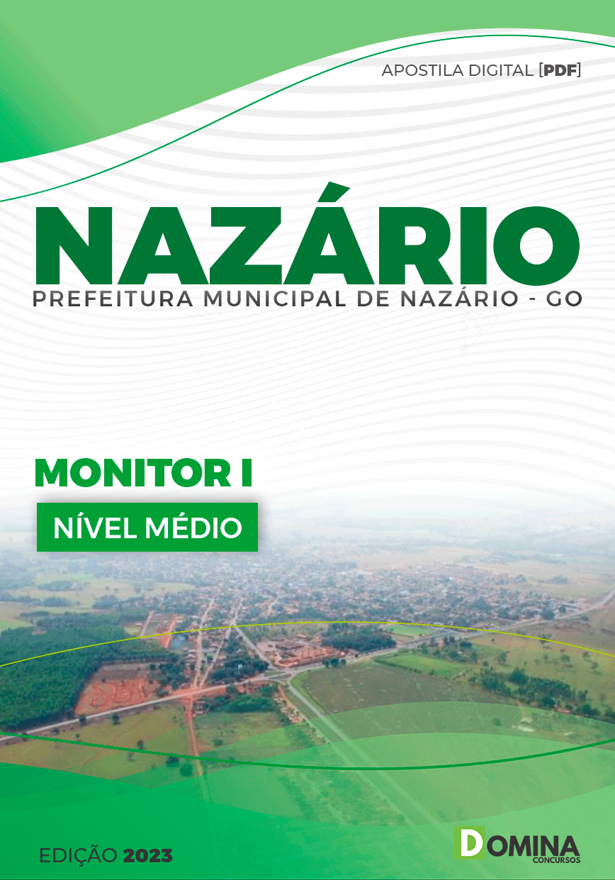Apostila Pref Nazário GO 2023 Monitor I