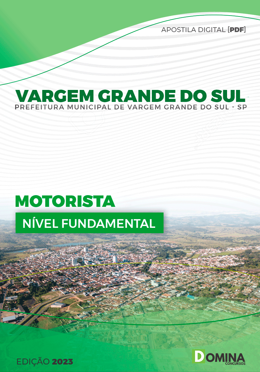 Apostila Pref Vargem Grande do Sul SP 2024 Motorista