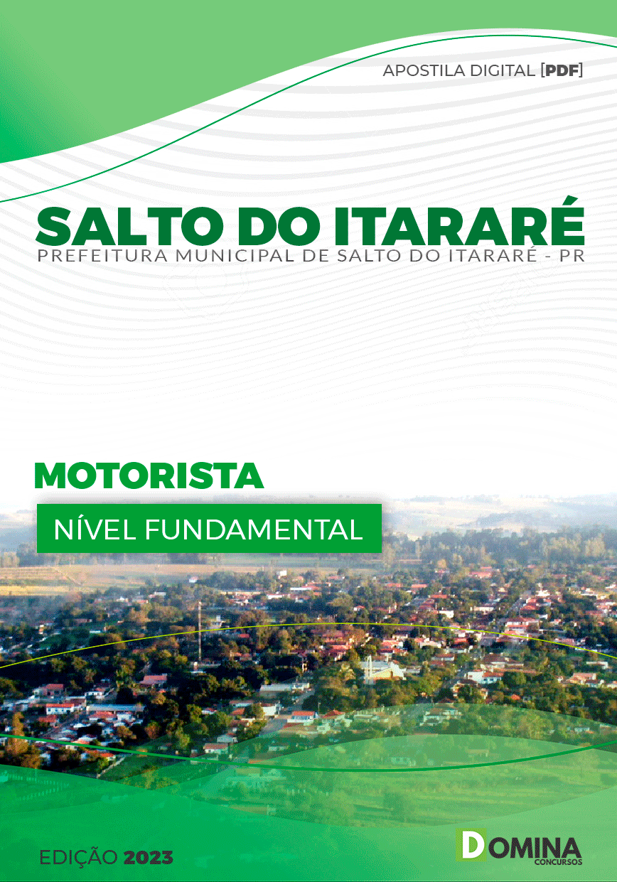Apostila Pref Salto do Itararé PR 2023 Motorista