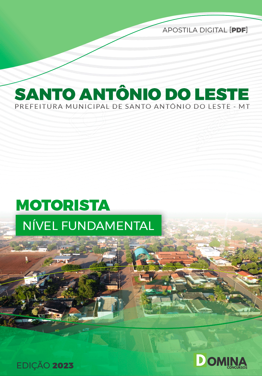 Pref Santo Antônio do Leste MT 2023 Motorista