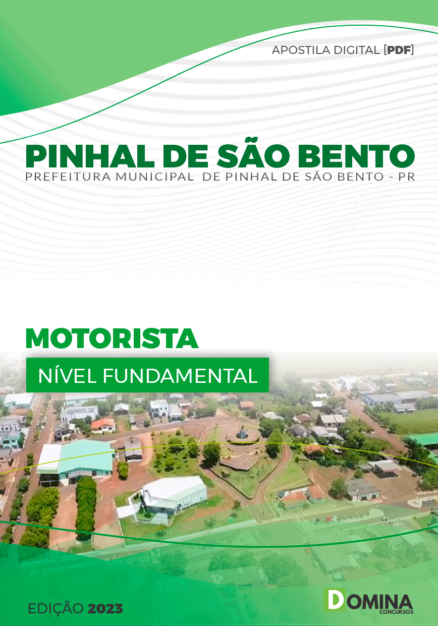 Apostila Pref Pinhal de São Bento PR 2023 Motorista