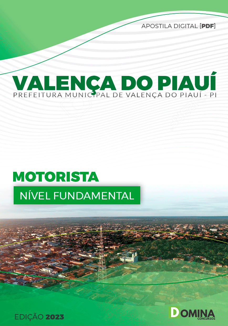 Apostila Concurso Pref Valença PI 2023 Motorista