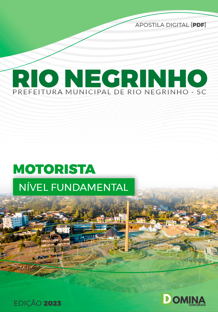 Apostila Pref Rio Negrinho SC 2023 Motorista