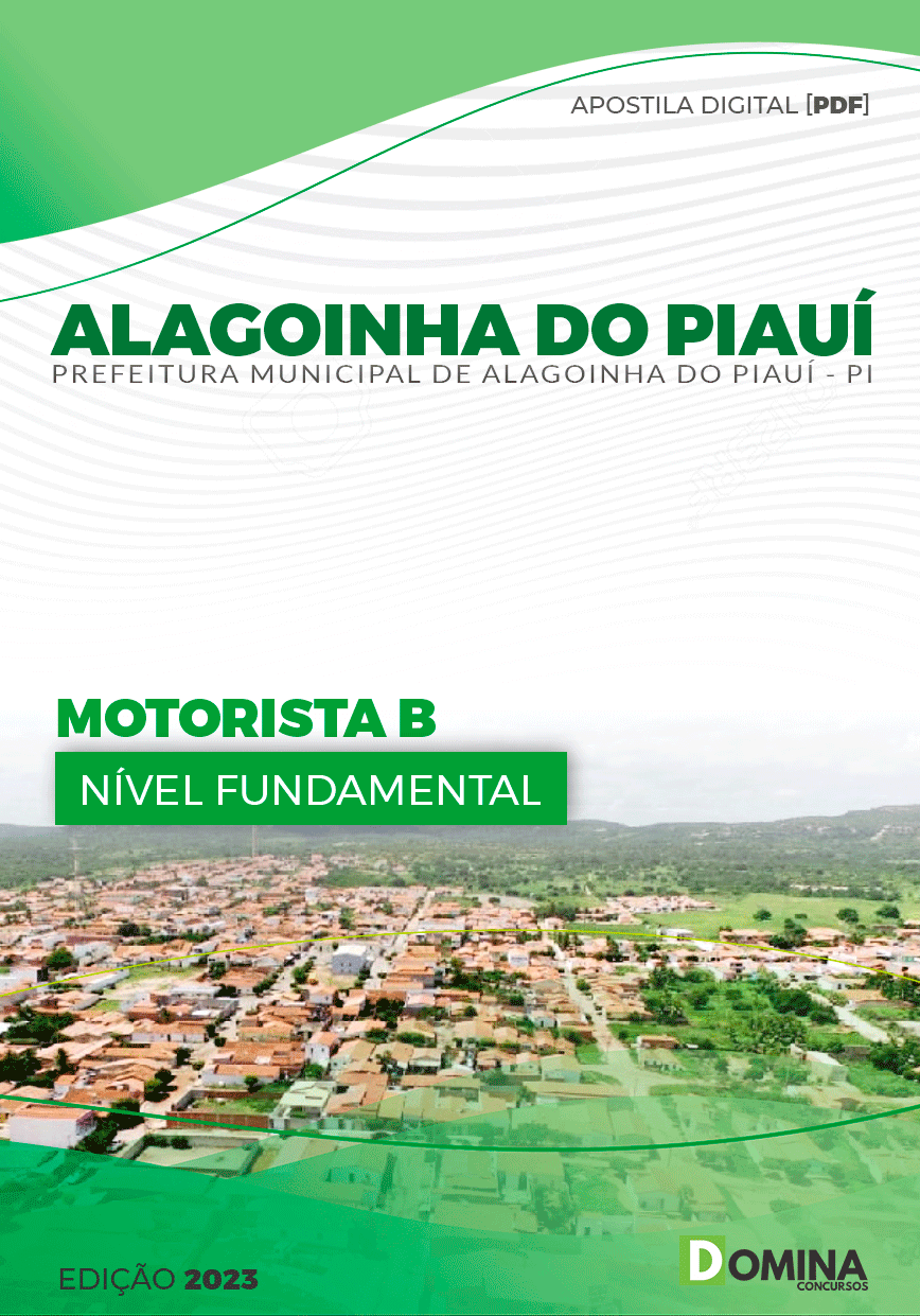 Apostila Pref Alagoinha do Piauí PI 2023 Motorista B