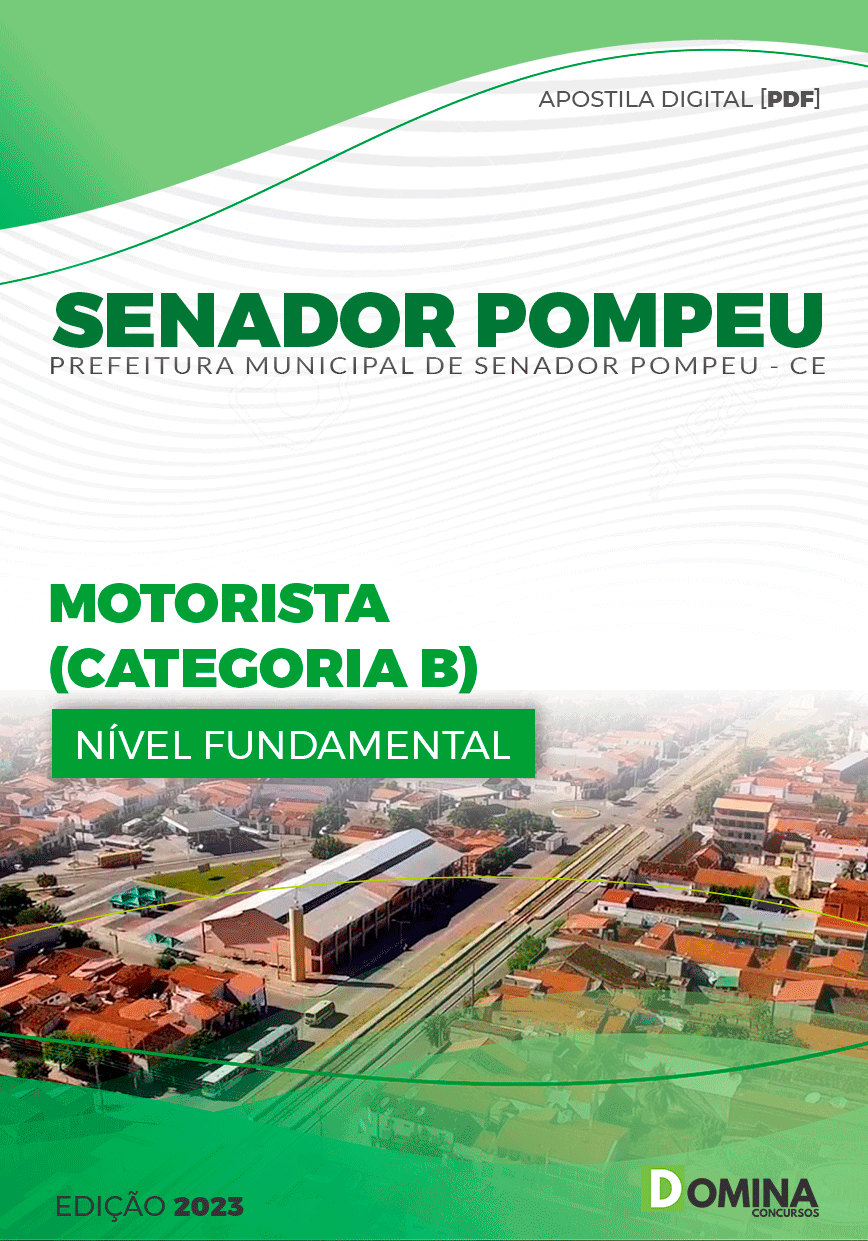 Pref Senador Pompeu CE 2023 Motorista Categoria B