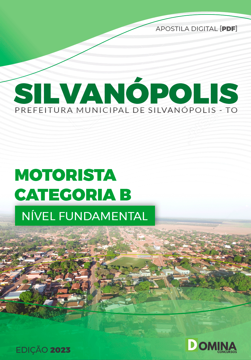 Apostila Pref Silvanópolis TO 2023 Motorista Categoria B