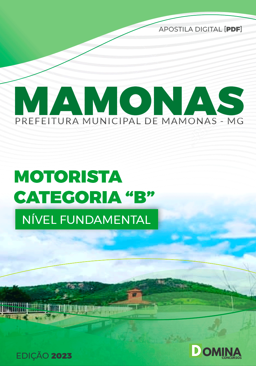 Apostila Pref Mamonas MG 2023 Motorista Categoria B