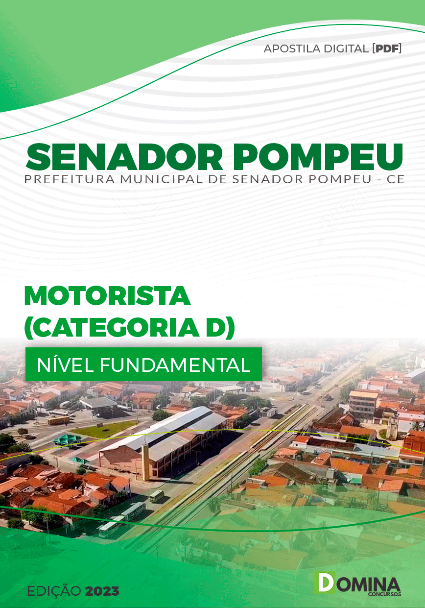 Pref Senador Pompeu CE 2023 Motorista Categoria D