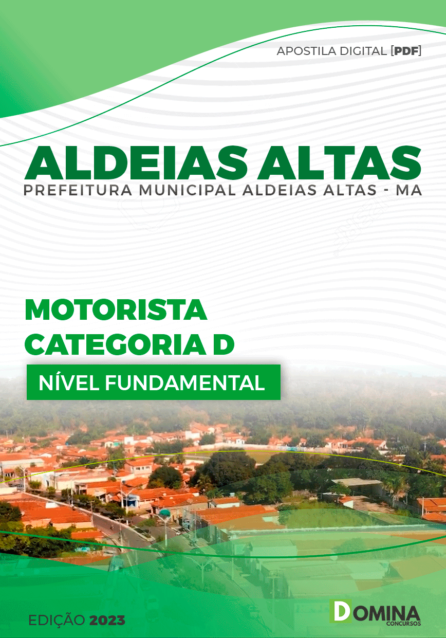 Apostila Pref Aldeias Altas MA 2023 Motorista Categoria D
