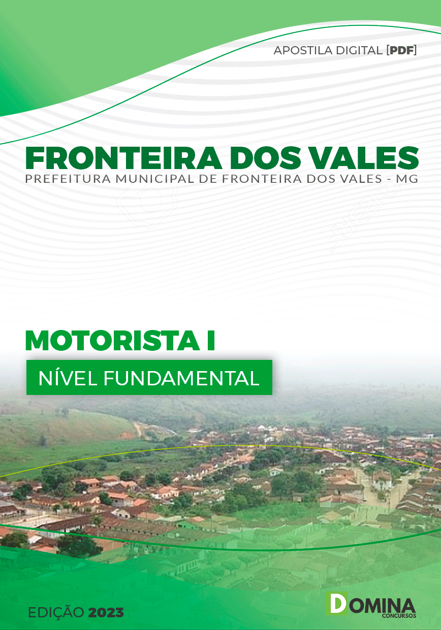 Pref Fronteira dos Vales MG 2024 Motorista I