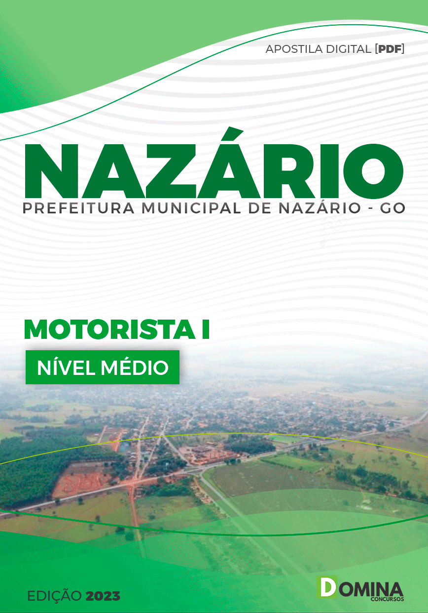 Apostila Pref Nazário GO 2023 Motorista I