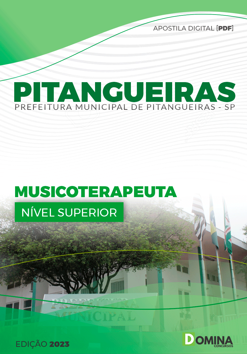 Apostila Concurso Pref Pitangueiras SP 2024 Musicoterapeuta