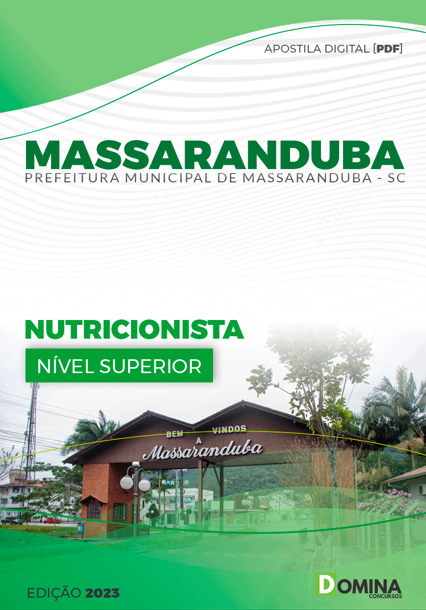 Apostila Pref Massaranduba SC 2023 Nutricionista
