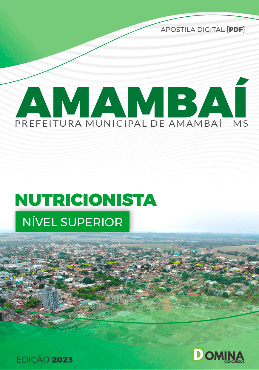 Apostila Concurso Pref Amambai MS 2023 Nutricionista