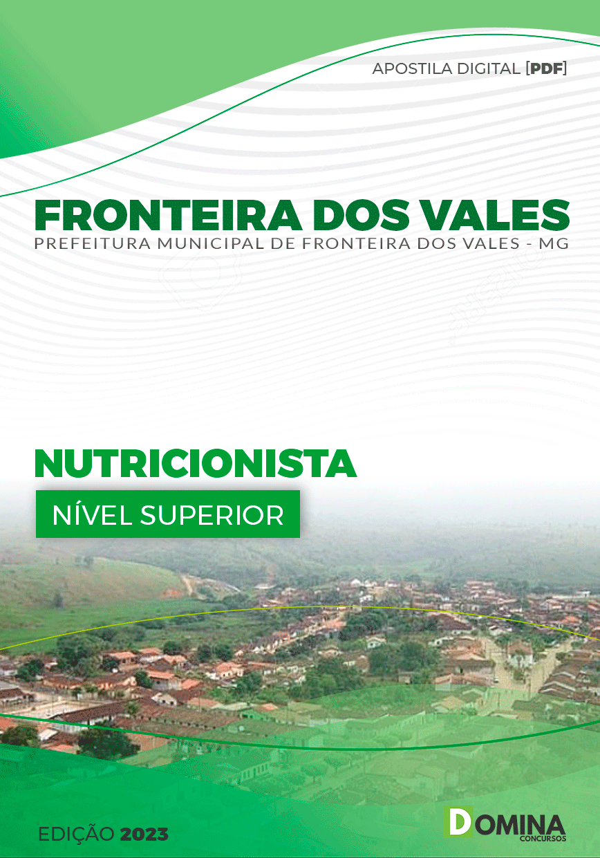 Apostila Pref Fronteira dos Vales MG 2024 Nutricionista