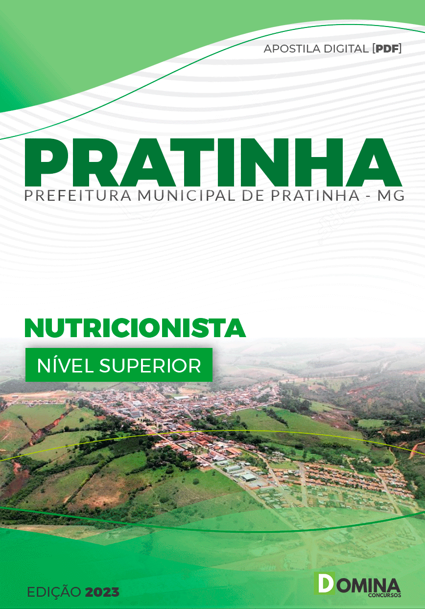Apostila Concurso Pref Pratinha MG 2023 Nutricionista