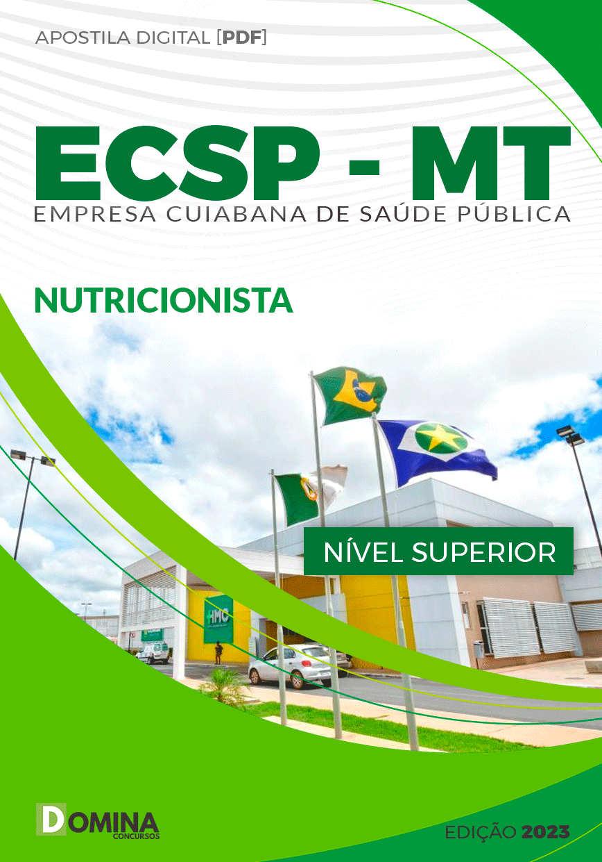 Apostila Concurso ECSP MT 2023 Nutricionista