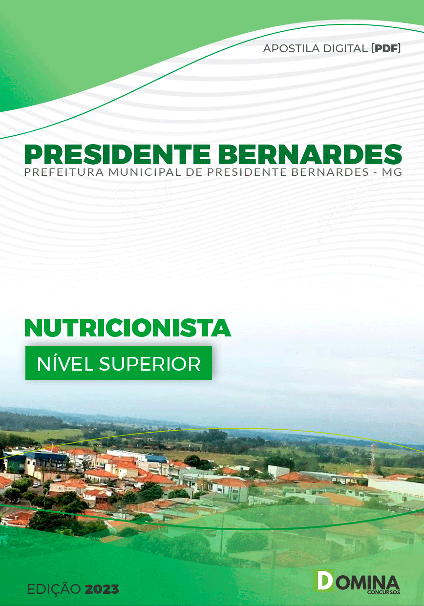 Pref Presidente Bernardes MG 2023 Nutricionista