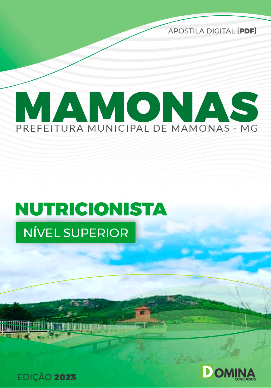 Apostila Pref Mamonas MG 2023 Nutricionista