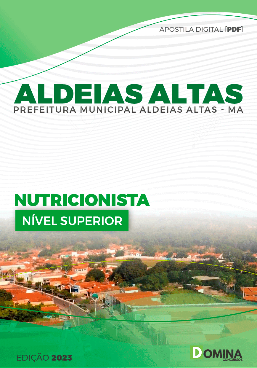 Apostila Pref Aldeias Altas MA 2023 Nutricionista