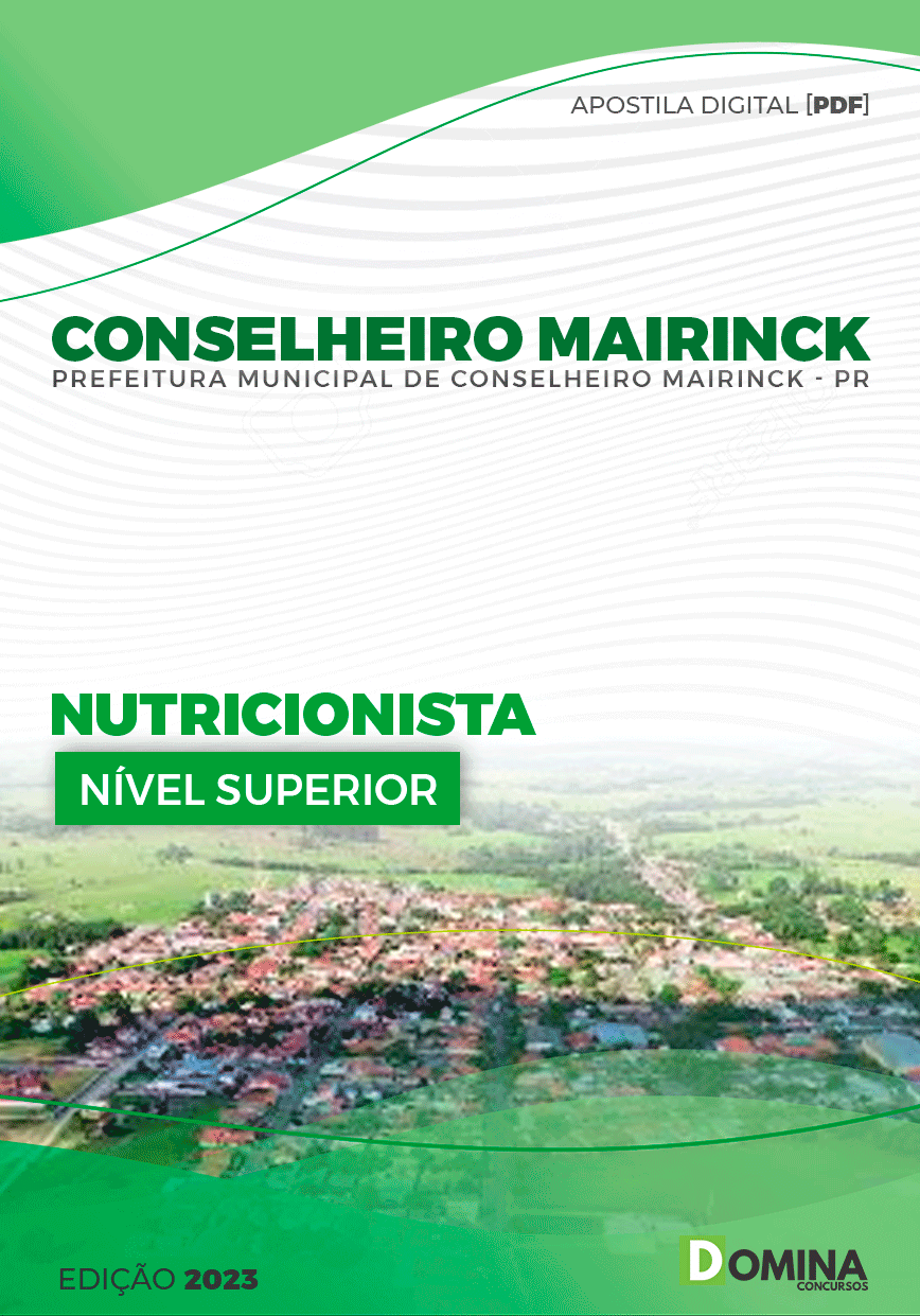 Pref Conselheiro Mairinck PR 2023 Nutricionista