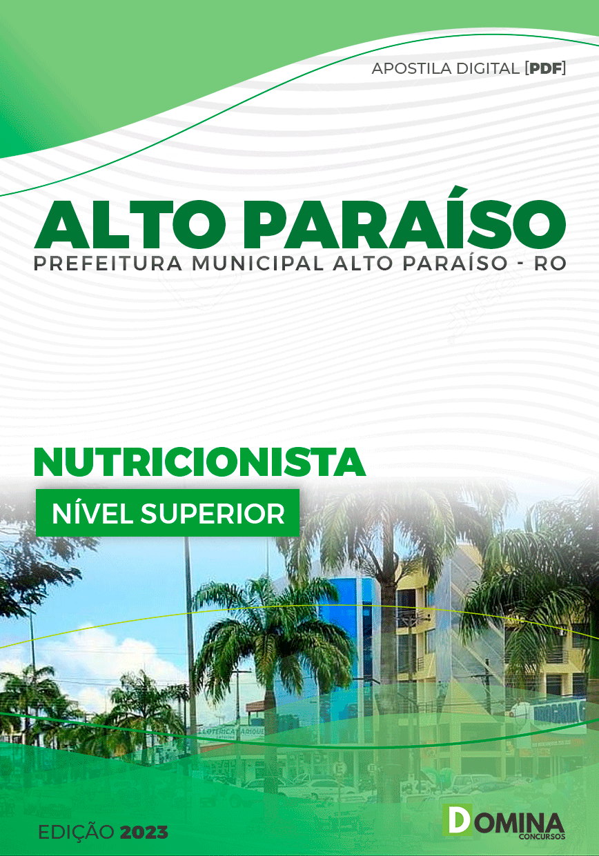Apostila Pref Alto Paraíso RO 2023 Nutricionista