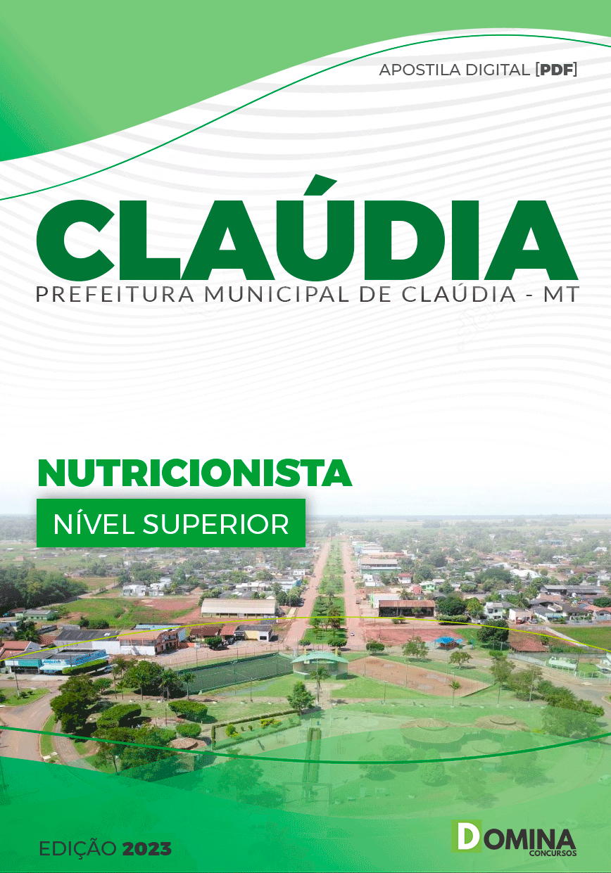 Apostila Pref Cláudia MT 2023 Nutricionista