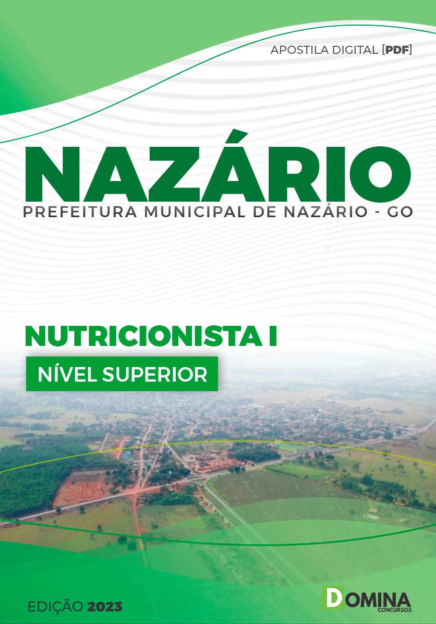 Apostila Pref Nazário GO 2023 Nutricionista I