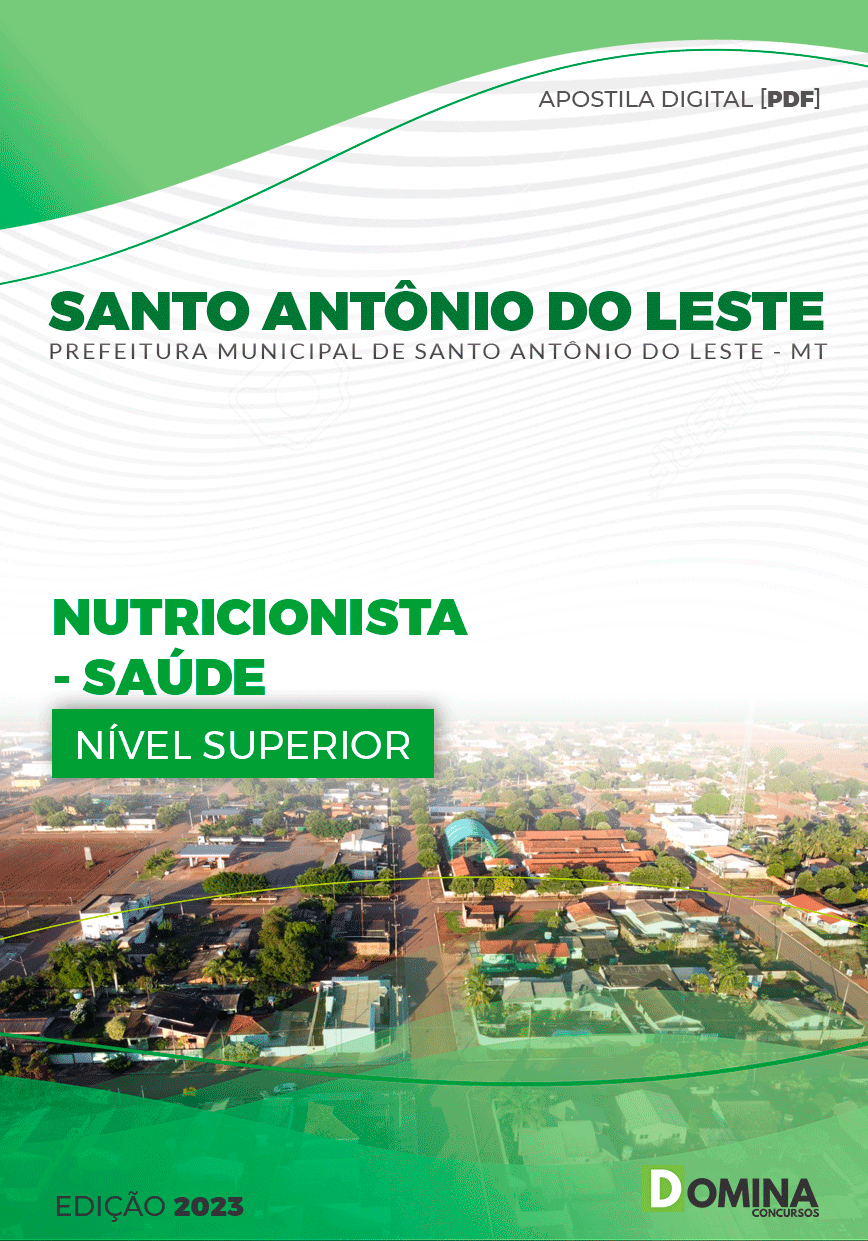 Pref Santo Antônio do Leste MT 2023 Nutricionista