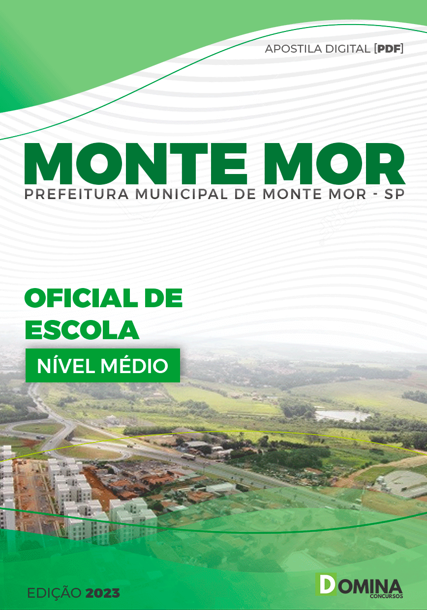 Apostila Pref Monte Mor SP 2023 Oficial Escola